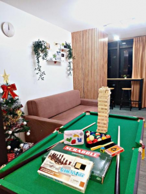 Ortigas Center, Pasig City, ADB Avenue Tower - 3 beds & Netflix - Billiard&Board Games